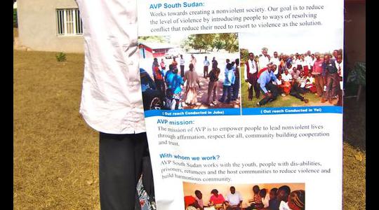 Luka Deng, AVP South Sudan Coordinator at the Regional AVP Africa Gathering in Kigali in August 2016